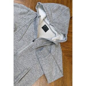 Figs Women's Sweater Size SMALL Full Zip Heather Grey